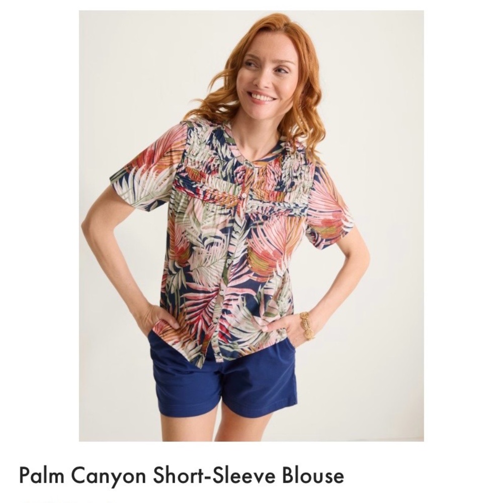 Tommy Bahama palm canyon Multicolor Palm Leaf Top medium